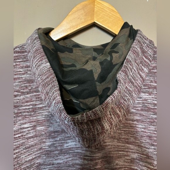 ADIDAS Pullover Hoodie Sequin Camo Logo Sweatshirt - Picture 7 of 8